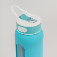 H2O Glass Water Bottle - Sky Blue