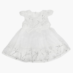 Girls Frock - White