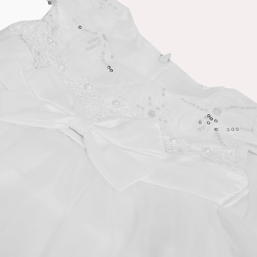 Girls Frock - White, Girls Frocks, Chase Value, Chase Value