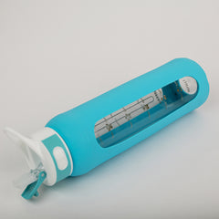 H2O Glass Water Bottle - Sky Blue