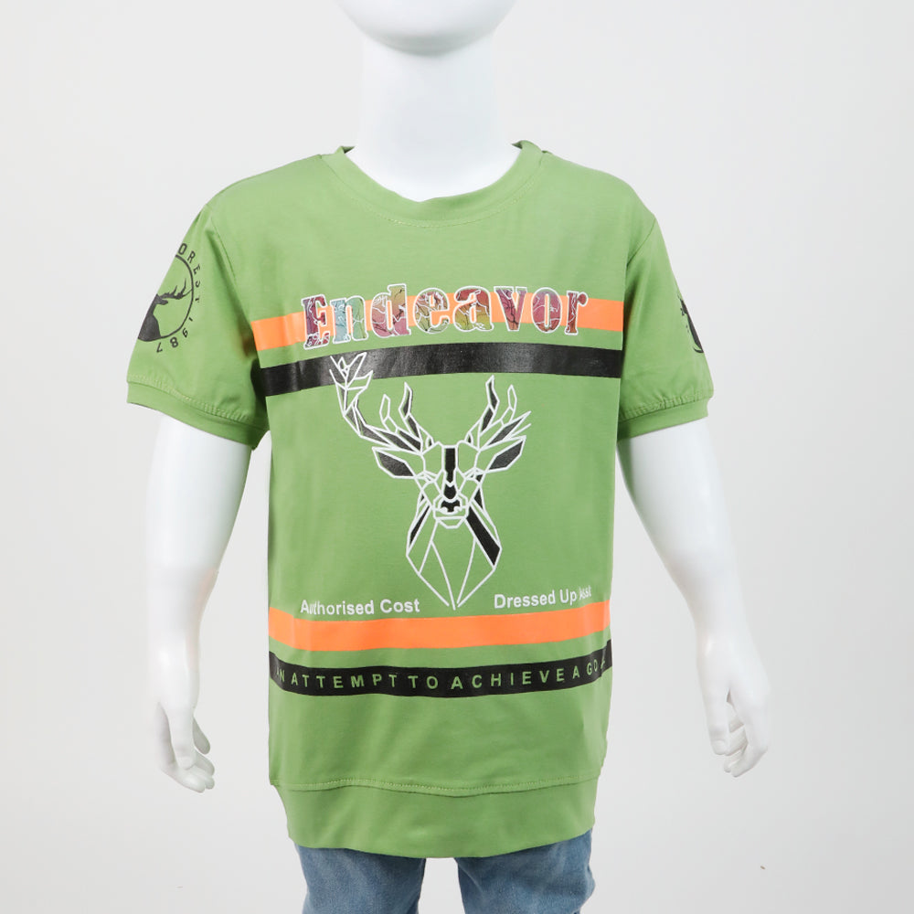 Boys T-Shirt - Green, Boys T-Shirts, Chase Value, Chase Value