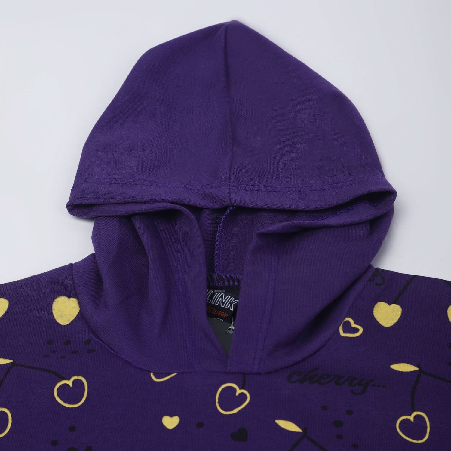 Girls Hoodie T-Shirt - Dark Purple, Girls Hoodies & Sweat Shirts, Chase Value, Chase Value