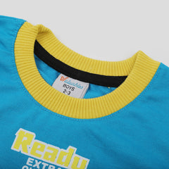 Boys Full Sleeves Sweat Shirt - Blue