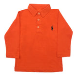 Boys Full Sleeves Polo T-Shirt - Orange, Boys T-Shirts, Chase Value, Chase Value