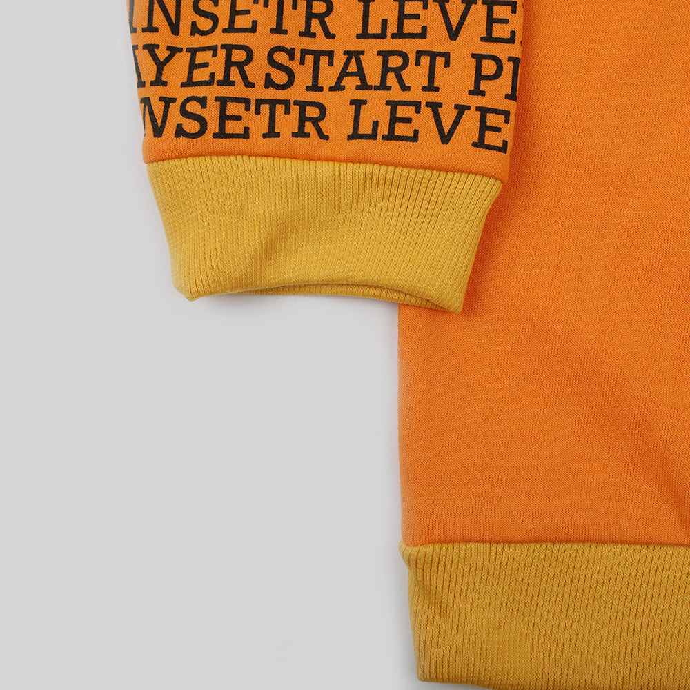 Boys Full Sleeves Pajama Suit - Orange, Boys Sets & Suits, Chase Value, Chase Value