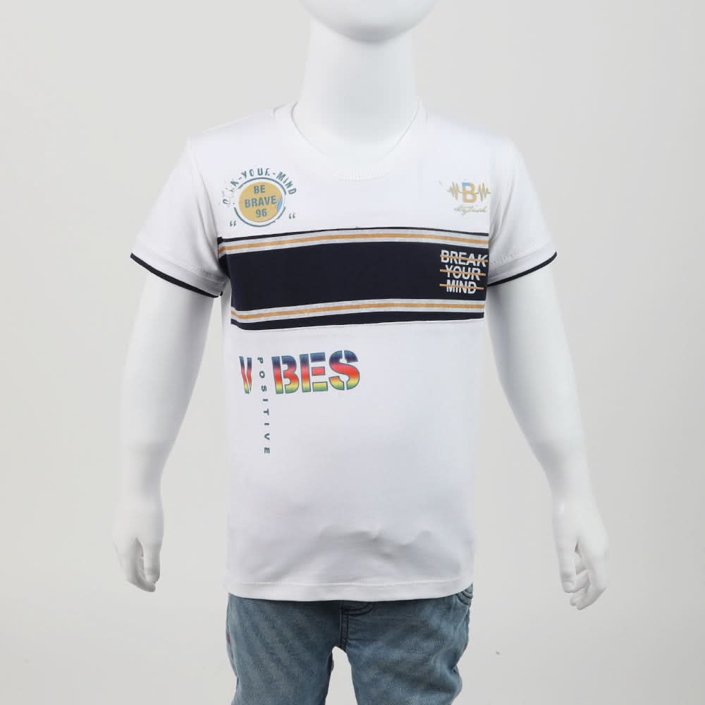 Boys T-Shirt - White, Boys T-Shirts, Chase Value, Chase Value