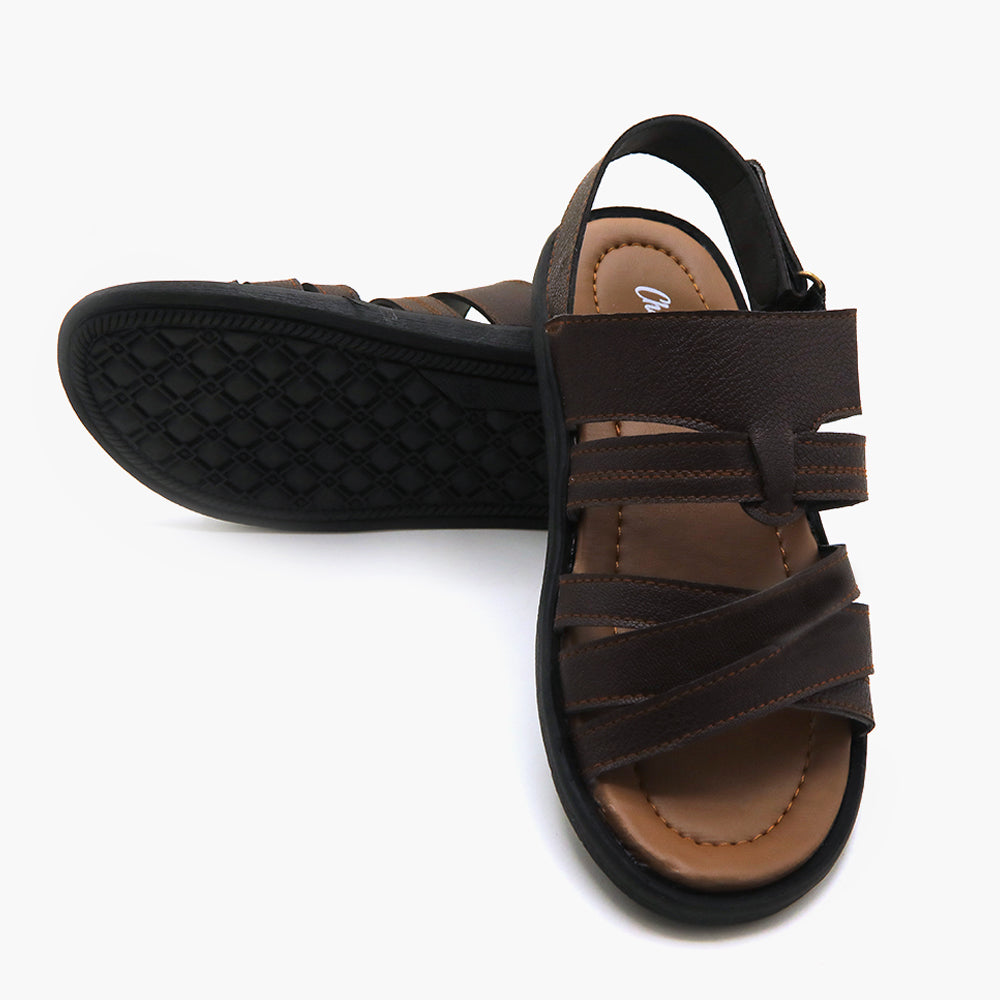 Men's Sandal - Brown, Men's Sandals, Chase Value, Chase Value
