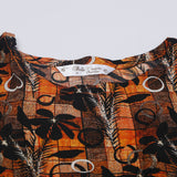 Girls Printed Shalwar Suit - Orange, Girls Shalwar Kameez, Chase Value, Chase Value