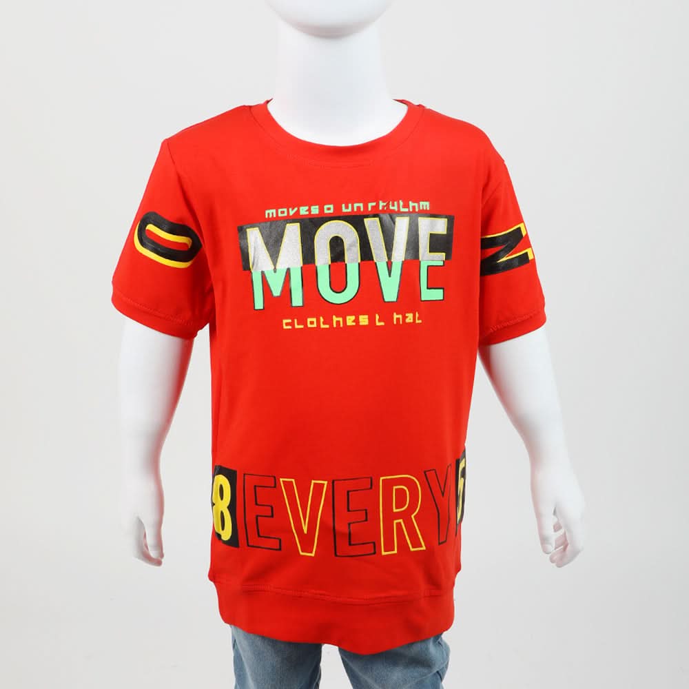 Boys T-Shirt - Red, Boys T-Shirts, Chase Value, Chase Value