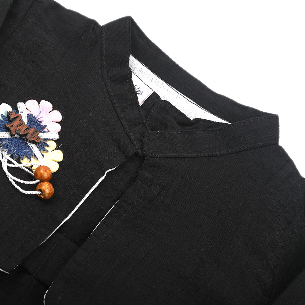 Newborn Girls Shalwar Suit - Black, Newborn Girls Shalwar Suits, Chase Value, Chase Value