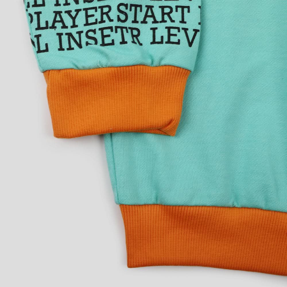 Boys Full Sleeves Pajama Suit - Cyan, Boys Sets & Suits, Chase Value, Chase Value