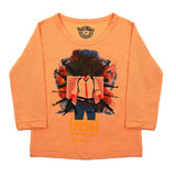 Boys Full Sleeves T-Shirt - Peach, Boys T-Shirts, Chase Value, Chase Value