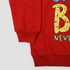 Boys Full Sleeves Hoodie T-Shirt - Red