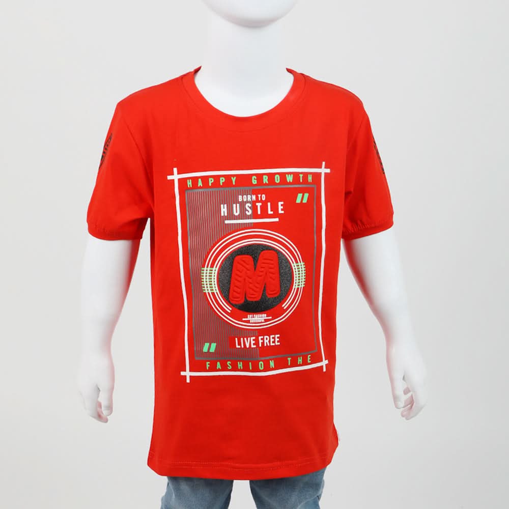 Boys T-Shirt - Red, Boys T-Shirts, Chase Value, Chase Value