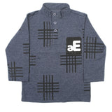 Boys Full Sleeves T-Shirt - Steel Blue, Boys T-Shirts, Chase Value, Chase Value