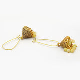 Women's Hoops Jhumki - Golden, Women Earrings & Tops, Chase Value, Chase Value