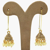 Women's Hoops Jhumki - Golden, Women Earrings & Tops, Chase Value, Chase Value