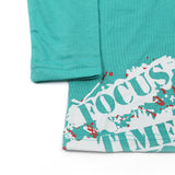 Boys Full Sleeves T-Shirt - Sea Green, Boys T-Shirts, Chase Value, Chase Value
