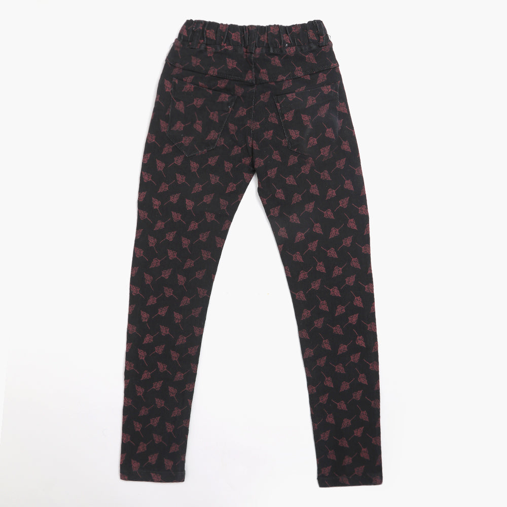 Girls Denim Pant - Black, Girls Pants & Capri, Chase Value, Chase Value