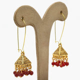 Women's Hoops Jhumki - Golden, Women Earrings & Tops, Chase Value, Chase Value