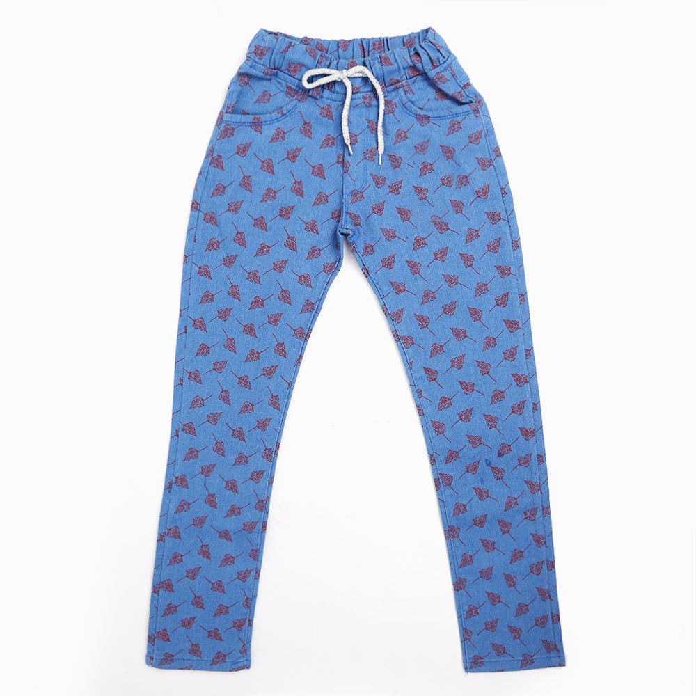 Girls Denim Pant - Blue, Girls Pants & Capri, Chase Value, Chase Value