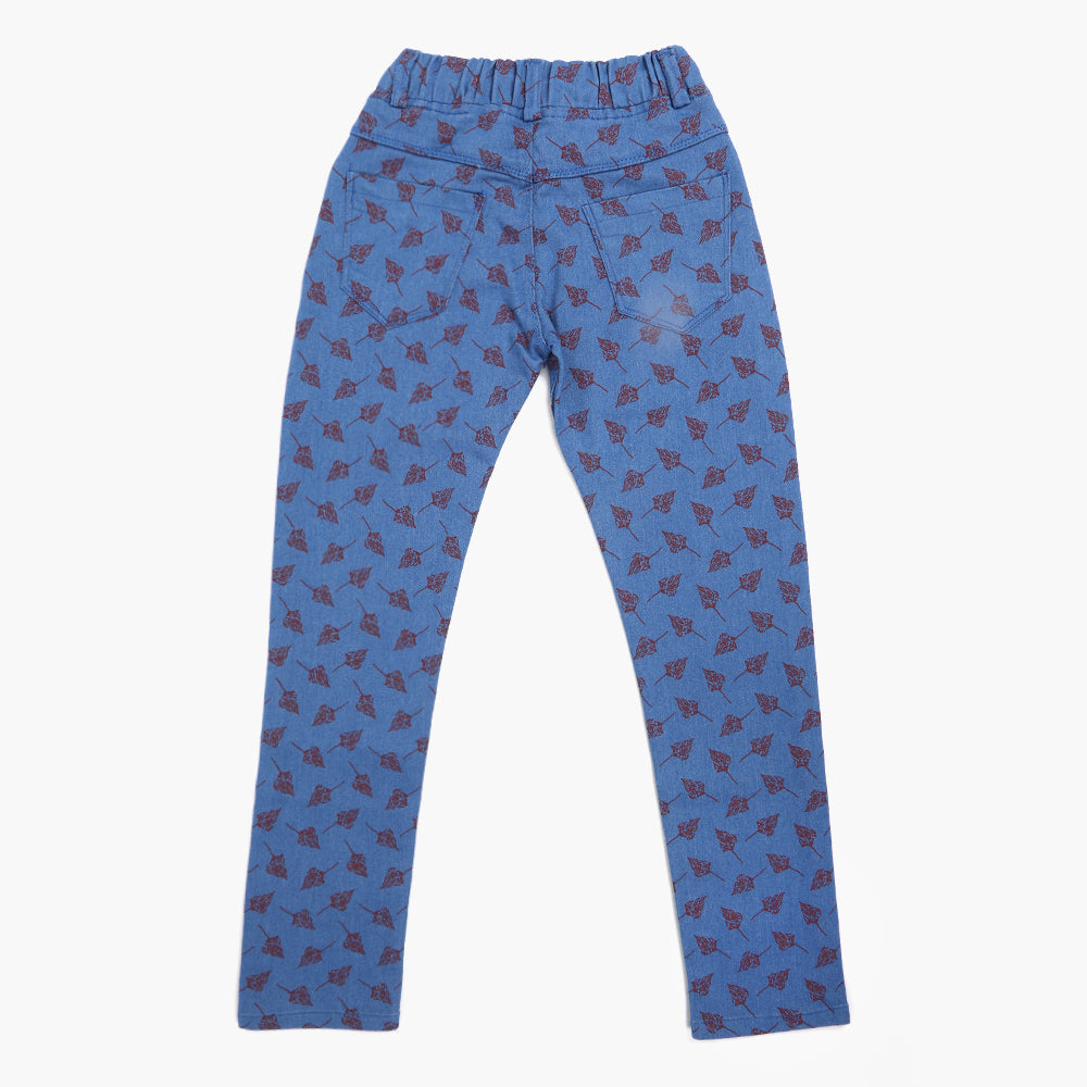 Girls Denim Pant - Blue, Girls Pants & Capri, Chase Value, Chase Value
