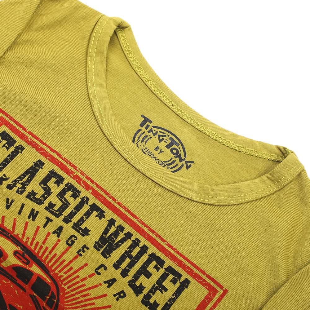 Boys Full Sleeves T-Shirt - Olive, Boys T-Shirts, Chase Value, Chase Value