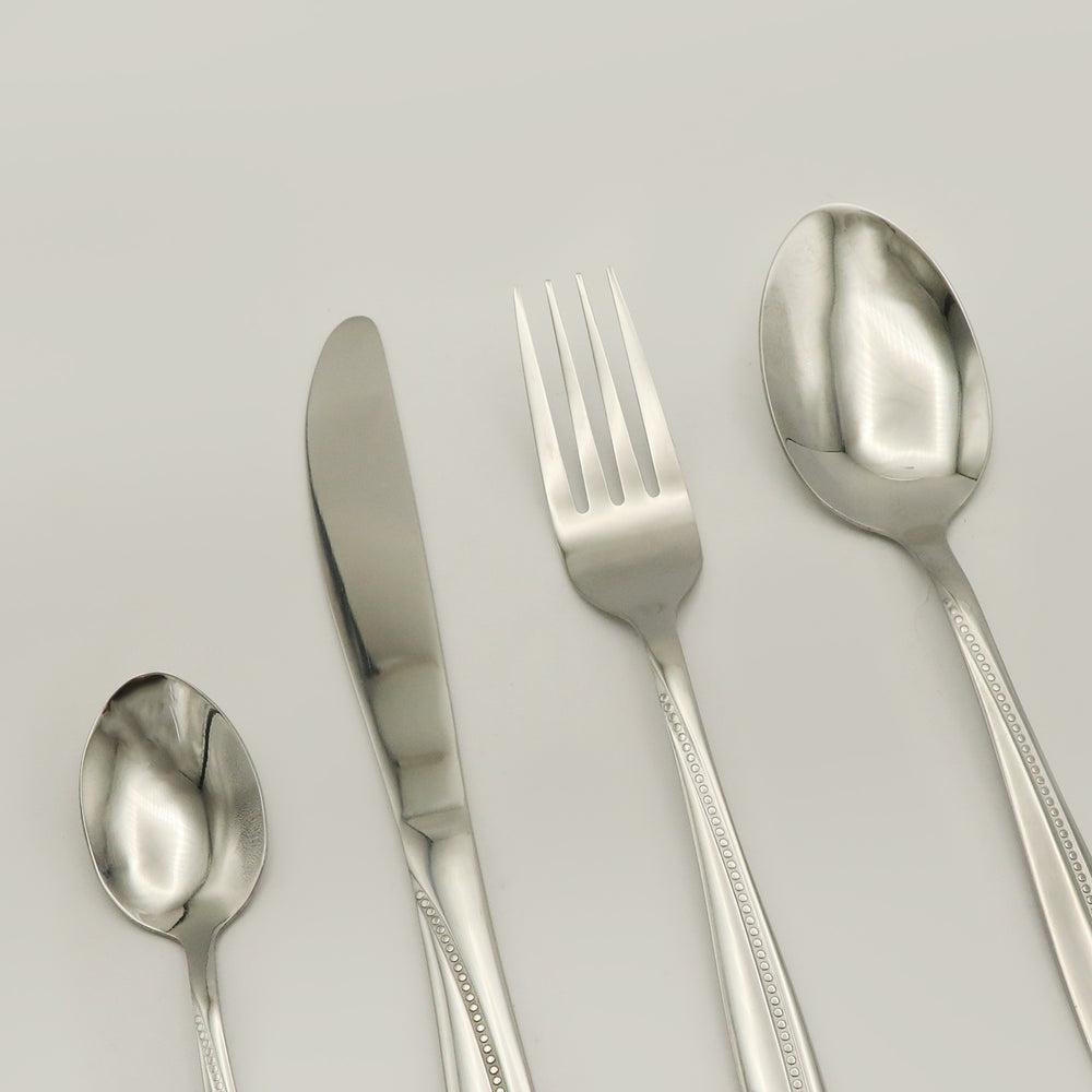 Stainless Steel Cutlery Set 24Pcs - Silver, Cutlery set, Chase Value, Chase Value
