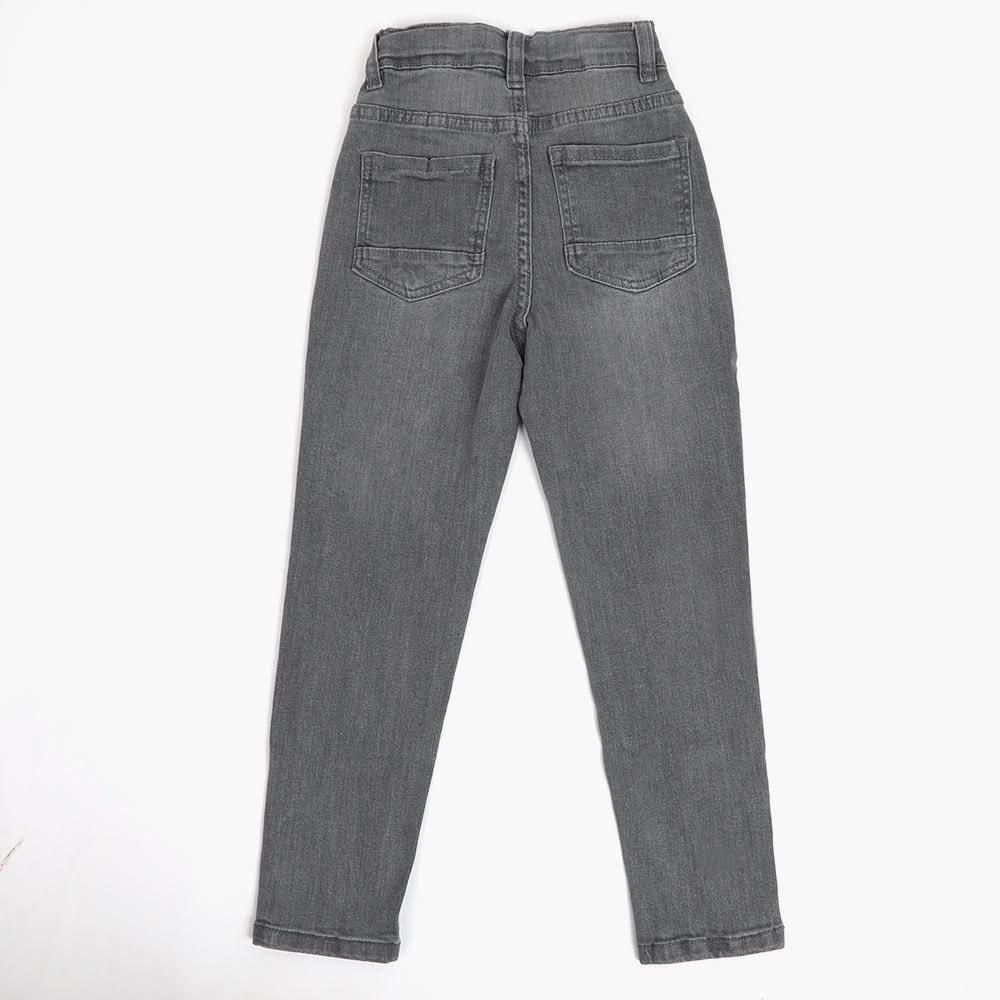 Eminent Girls Loose Tappered Denim Pant - Light Grey, Girls Pants & Capri, Eminent, Chase Value