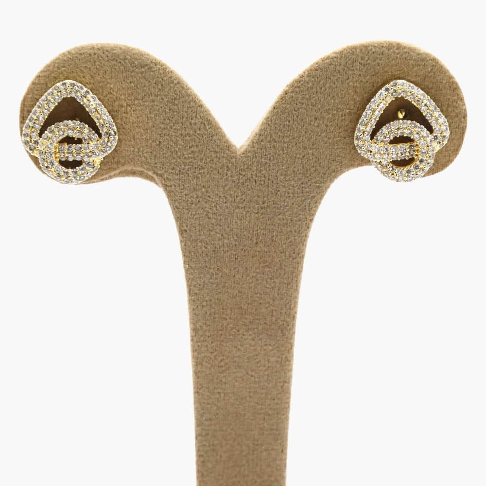 Women's Stud Earring - Golden, Women Earrings & Tops, Chase Value, Chase Value