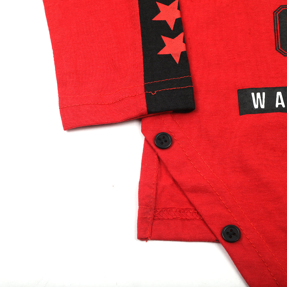 Boys Full Sleeves T-Shirt - Red, Boys T-Shirts, Chase Value, Chase Value