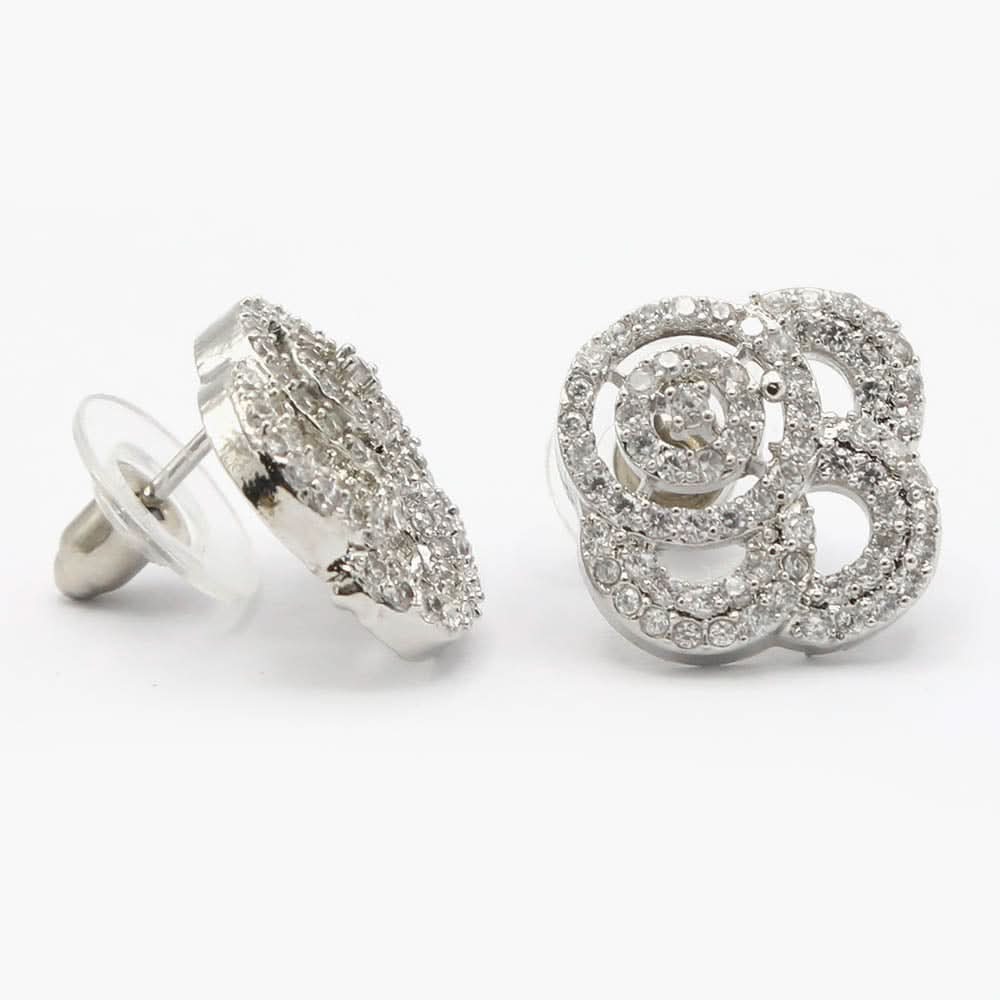 Women's Stud Earring - Silver, Women Earrings & Tops, Chase Value, Chase Value