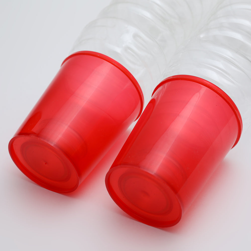 Smart Glass Bottle Pack of 2 - Red, Water Bottle, Chase Value, Chase Value