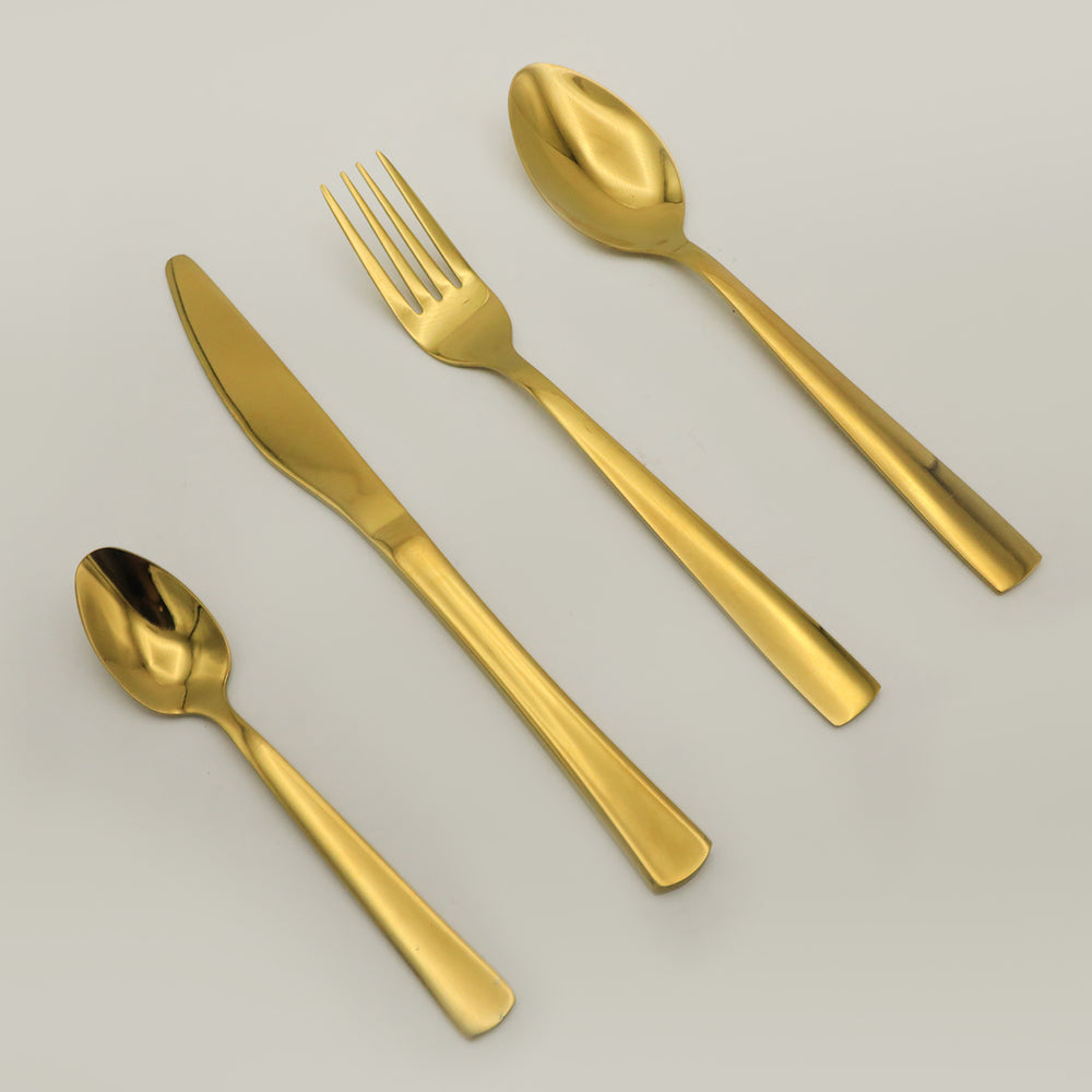 Stainless Steel Cutlery Set  - Golden, Cutlery set, Chase Value, Chase Value