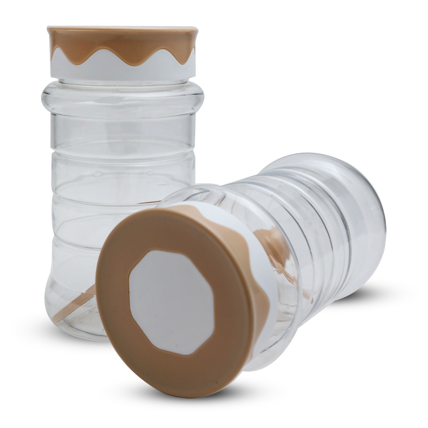 Safari Fancy Kitchen Jar Set 2Pcs 1050-ML, Storage Boxes, Safari, Chase Value