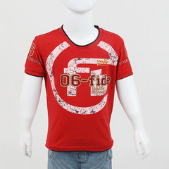 Boys T-Shirt - Red, Boys T-Shirts, Chase Value, Chase Value