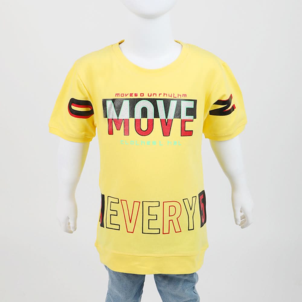 Boys T-Shirt - Yellow, Boys T-Shirts, Chase Value, Chase Value