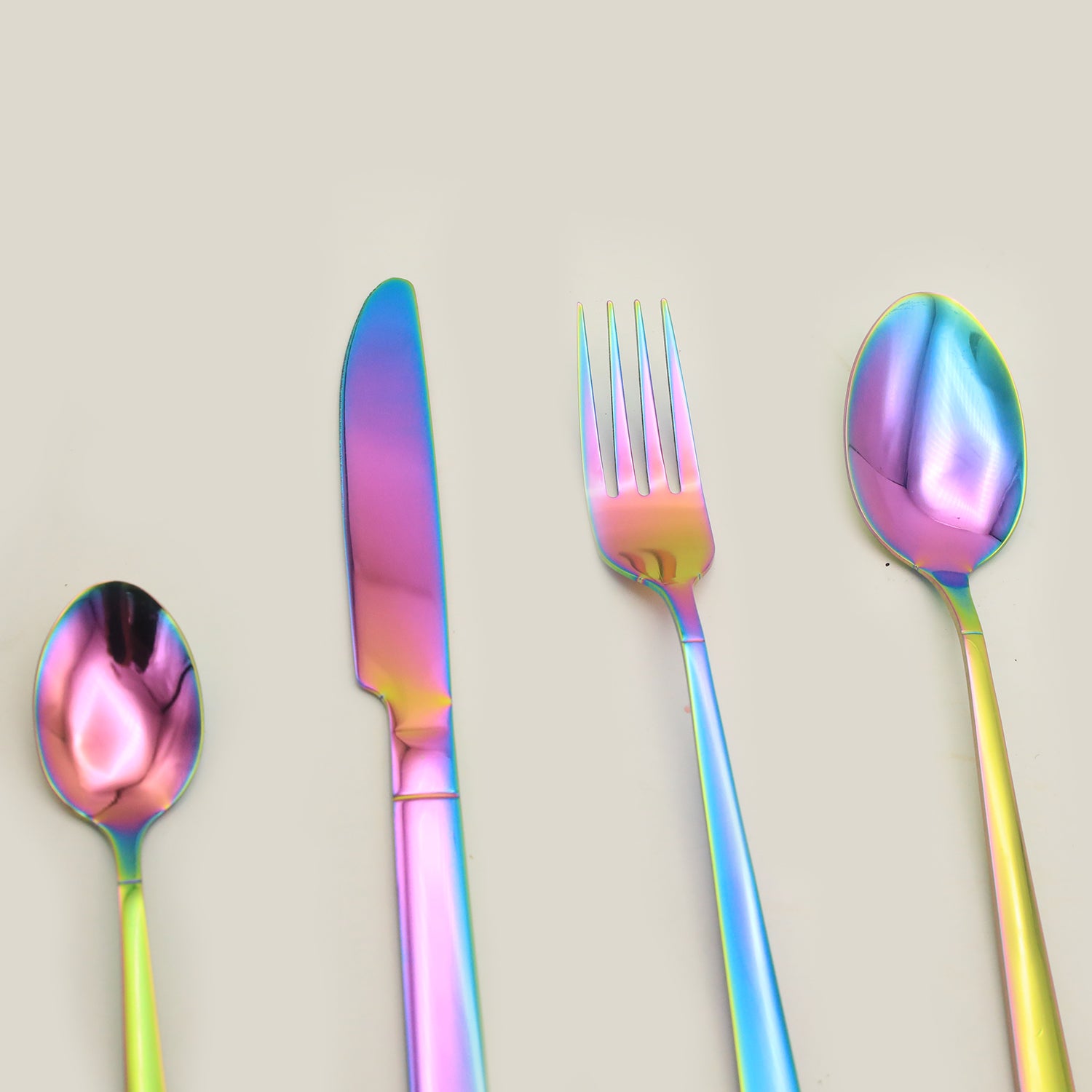Stainless Steel Cutlery Set 24Pcs - Multi Color, Cutlery set, Chase Value, Chase Value