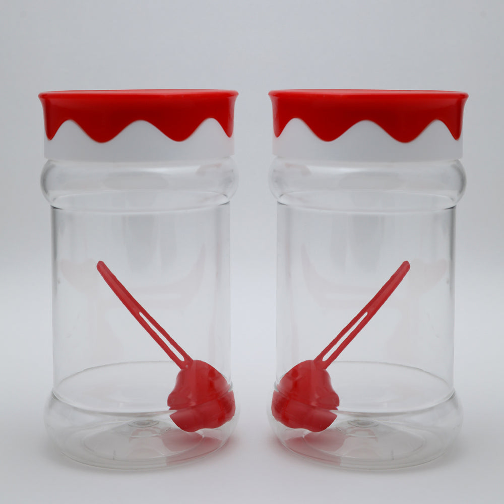 Safari Fancy Kitchen Jar Set 2Pcs 830-ML, Storage Boxes, Safari, Chase Value