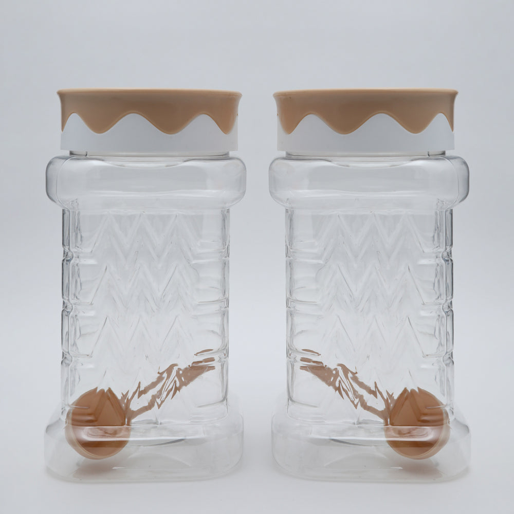 Safari Princess Jar Set 2Pcs 1050-ML, Storage Boxes, Safari, Chase Value
