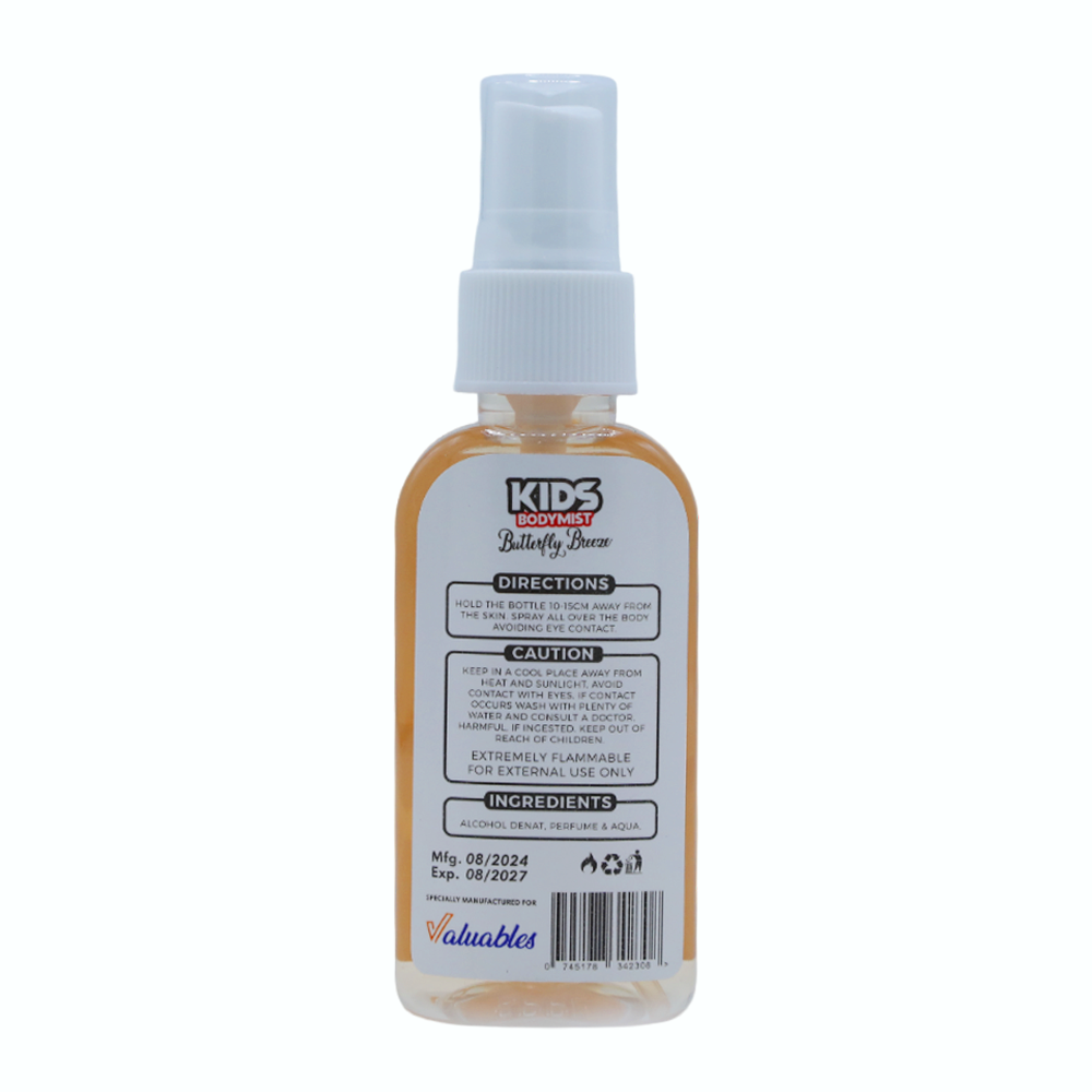 Valuables Kids Mist 75ml Gentle & Refreshing Fragrance Spray for Kids, Men Body Spray & Mist, Valuable, Chase Value