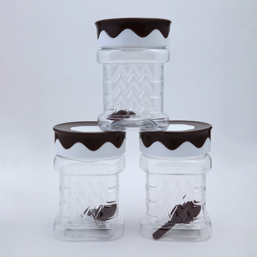 Safari Princess Jar Set 3Pcs 625-ML, Storage Boxes, Safari, Chase Value