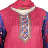 Women's Wash & Wear Unstitched 3pcs Suit - A15, Women, 3Pcs Shalwar Suit, Chase Value, Chase Value