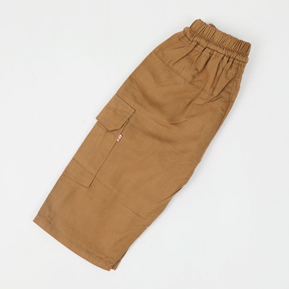 Boys Cotton Short - Brown, Boys Shorts, Chase Value, Chase Value