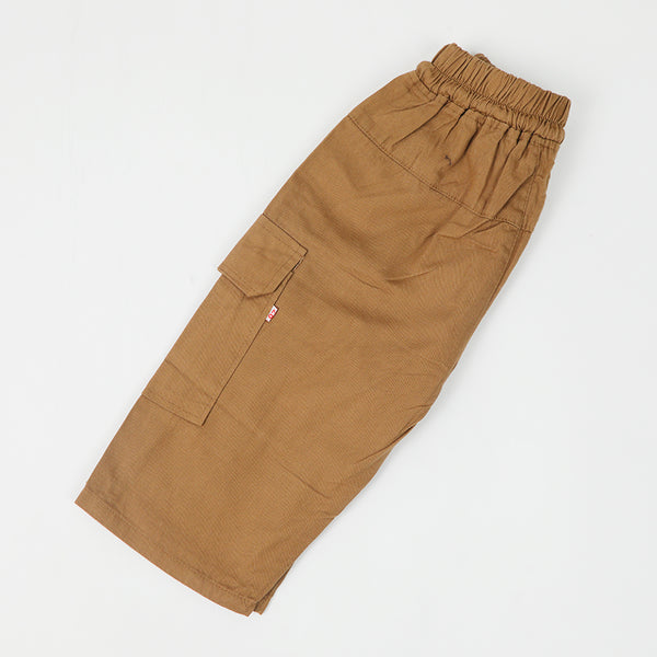 Boys Cotton Short - Brown, Boys Shorts, Chase Value, Chase Value