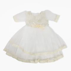 Girls Frock - Lemon