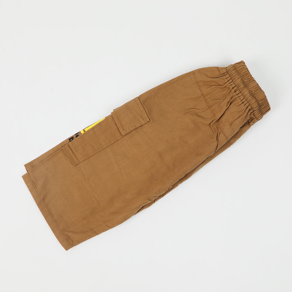 Boys Cotton Short - Brown, Boys Shorts, Chase Value, Chase Value