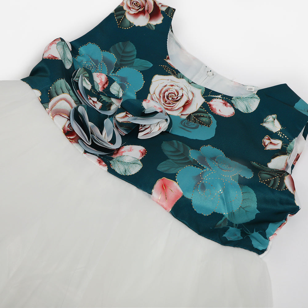 Girls Frock - Dark Green, Girls Frocks, Chase Value, Chase Value