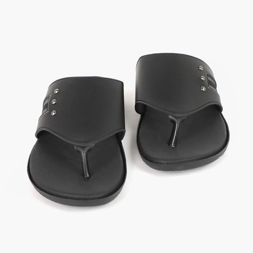 Men's Slipper - Black, Men's Slippers, Chase Value, Chase Value