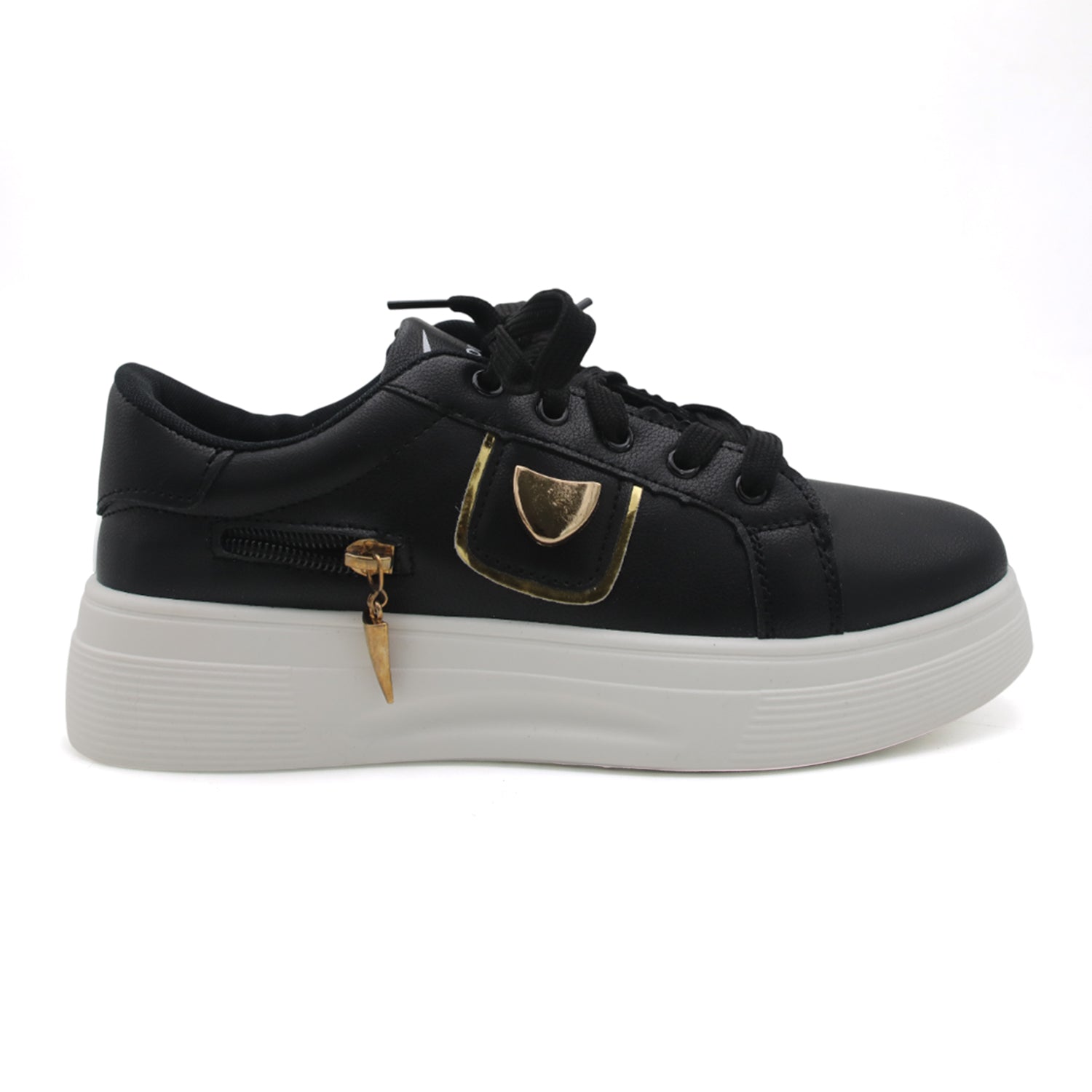 X-Touch Fashion Pearl Sneakers - Black, Women Casual & Sports Shoes, Chase Value, Chase Value